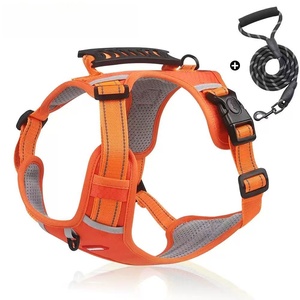 New Luxury Adjustable Reflective Breathable Explosion-Proof Custom Logo Oxford No Pull <b>Dog</b> Traction Belt Pet <b>Dog</b> - Product Image 6