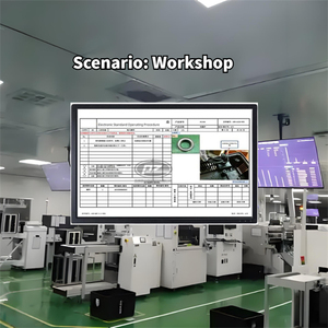 شاشة عرض صناعية عالية السطوع متكاملة بتقنية اللمس السعوية، وحدة <span class=keywords><strong>LCD</strong></span> TFT بدقة 1366×768، حجم الشاشة 18.5 بوصة، معالج RK3566، نظام أندرويد 11 - Product Image 4