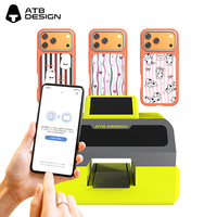 Imprimante à plat à jet d'encre UV ATB, personnalisation de coques de téléphone, de tasses, de stylos, de règles, de métal, de verre, de PVC, de sacs pour les petites entreprises