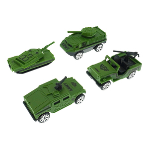 Modèle de réservoir de voiture <span class=keywords><strong>militaire</strong></span> classique jouets de voitures à roues libres coulissantes en plastique pour les enfants - Product Image 1