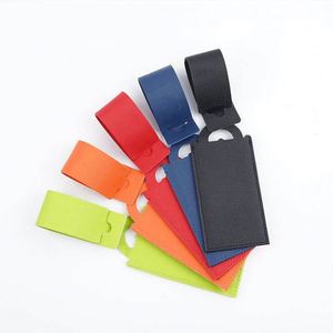 Étiquette de bagage imperméable personnalisable avec coordonnées de contact en PVC |   Étiquette promotionnelle pour sac de voyage d'affaires - Product Image 3