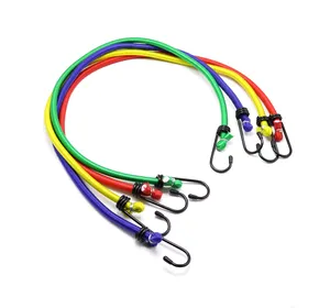 Mini cinghie elastiche elastiche elastiche in gomma elasticizzata da 4mm di vendita calda con ganci