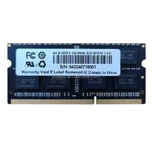 Module de mémoire RAM <span class=keywords><strong>DDR3</strong></span> 4 Go 1333 MHz 1,5 V SODIMM pour ordinateur portable, mémoire <span class=keywords><strong>DDR3</strong></span> pour ordinateur portable, capacité de mémoire 4 Go, fabriqué en Chine - Product Image 1