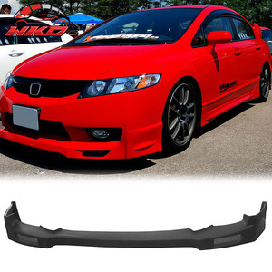 เหมาะสำหรับ Honda Civic Sedan ปี 2009-2011 ชุดแต่งกันชนหน้าสไตล์ Mugen สีดำด้าน - Product Image 1