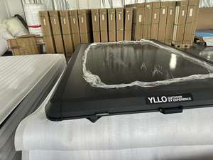 Outland — tente à <span class=keywords><strong>toit</strong></span> triangulaire en aluminium 4x4, Camping-car avec 2 pièces noir, porte-bagages, vélo - Product Image 4