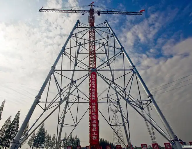 Steel Lattice Tower Transmission Line 10Kv-1000Kv Power Transmission Towers