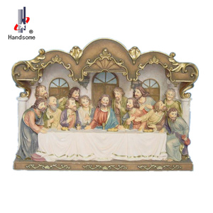 Haute Qualité Résine <span class=keywords><strong>La</strong></span> <span class=keywords><strong>Cène</strong></span> 3d Catholique Religieux Sculpture - Product Image 4