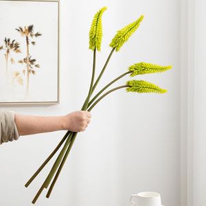 Fleur artificielle Meng Jie, branche unique en polyester, pour décoration intérieure, arrangement sur table, au sol ou mural - Product Image 4