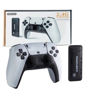Livraison directe U9 sans fil 2.4g Hd Arcade Psp Retro Home Tv Consoles de jeux vidéo 64 go 10000 + boîte de jeux pour Ps5 contrôleur U9 Game Stick