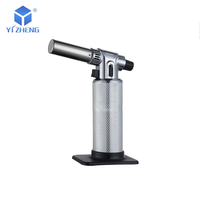 Briquet torche à flamme jet réglable en aluminium, zinc et nylon YIZHENG YZ-709 pour la cuisine, la cuisson, le camping en plein air