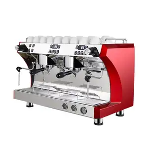 Commercial Expresso Cafetera เครื่องชงกาแฟแบบแมนนวล เครื่องชงกาแฟแบบคัดเกรดอัจฉริยะ เครื่องบรรจุกาแฟ
