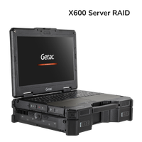 Getac X600 Server Ordinateur portable robuste avec processeur Intel Clavier anglais Nouvelles capacités améliorées de gestion du stockage d'échange de données