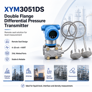 Intelligenter Ferngesteuerter Differenzdrucktransmitter mit Doppelflansch für Füllstandmessung - Product Image 1
