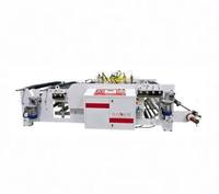 Máquina Perforadora de Película para Mulching Industrial Totalmente Automática MFPM 1200 AW con Enrollador Automático y Control por Microprocesador