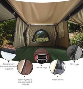 <span class=keywords><strong>Tente</strong></span> droite de remorque de camping-car de toit de coque en ABS avec échelle <span class=keywords><strong>abri</strong></span> extérieur pratique et pratique - Product Image 6