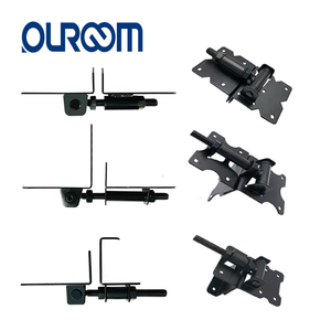 Charnière de porte réglable en PVC, quincaillerie de clôture robuste en acier inoxydable - Product Image 4