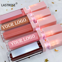 Gloss à lèvres liquide LED imperméable, vegan, marque de maquillage à étiquette privée, avec miroir, logo personnalisé, vente chaude