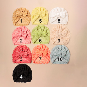 Gorro <span class=keywords><strong>turbante</strong></span> con lazo hinchado grande <span class=keywords><strong>para</strong></span> recién nacido, gorro <span class=keywords><strong>de</strong></span> punto con Cable <span class=keywords><strong>de</strong></span> costilla <span class=keywords><strong>para</strong></span> niña, gorro <span class=keywords><strong>de</strong></span> algodón infantil, gorro <span class=keywords><strong>para</strong></span> niño - Product Image 2