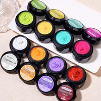 Lem Perekat Plaster Nail Art 5ml, Perekat Cetakan Relief Lukisan Warna 3D, Dapat Digosok dengan Bubuk Pasir Gel, Ukiran Mikro 3D