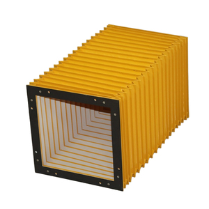 CNC Organ lá chắn bảo vệ <span class=keywords><strong>accordion</strong></span> dưới đây che bụi che linh hoạt <span class=keywords><strong>accordion</strong></span> hình dạng bụi che CNC Nylon vải Organ lá chắn - Product Image 2