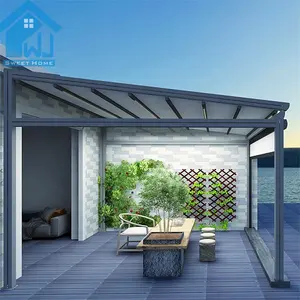 Auvent portable rétractable moderne, toit en pvc, nouvelle collection, Pergola pliable, pour toutes les saisons