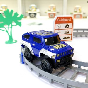 Cha Mẹ con tương tác nhiều lớp dài tốc độ cao đường sắt xe tự làm lắp ráp linh hoạt thành phố xe lửa theo dõi đồ chơi - Product Image 3