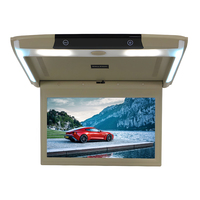 Nuevo Monitor de Techo Abatible para Auto de 17.3 Pulgadas con Motor Eléctrico, Android, Control Remoto, WiFi, USB, Sistema de Entretenimiento para Auto