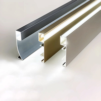 DECORTRIM vente en gros plinthe en aluminium murale LED bande lumineuse pour bar/décoration intérieure accessoires de carreaux