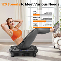 Appareil de fitness à usage domestique en ABS écologique, grande capacité de charge, affichage LED, plaques vibrantes