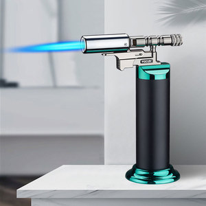 Accenditore di pistola a spruzzo a prova di vento più leggero gonfiabile per sigaretta di moxibustione sigaro pistola per Barbecue speciale fiamma blu accendino di fascia alta - Product Image 4