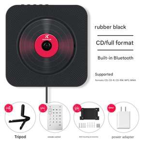 Reproductores de CD Portátiles de Alta Calidad de Sonido para el Hogar, Soporte de Pared para Reproductor de CD, Reproductor de CD para el Hogar - Product Image 4