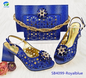 Chaussures italiennes sac ensemble Design de <span class=keywords><strong>luxe</strong></span> femmes chaussures décontractées sac assorti pour la fête de vente en ligne - Product Image 5