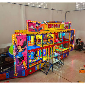 สนามเด็กเล่นกลางแจ้งแบบพกพาได้ปราสาทซุกซนสนามเด็กเล่นในร่มสำหรับเด็กสนามเด็กเล่นในร่ม - Product Image 6