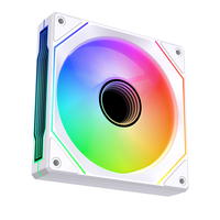 Ventilateur silencieux AntarcChill 12CM RGB ARGB Sync LED PWM pour refroidissement du processeur, haut débit d'air, 5V 3 broches pour boîtier PC et ordinateur