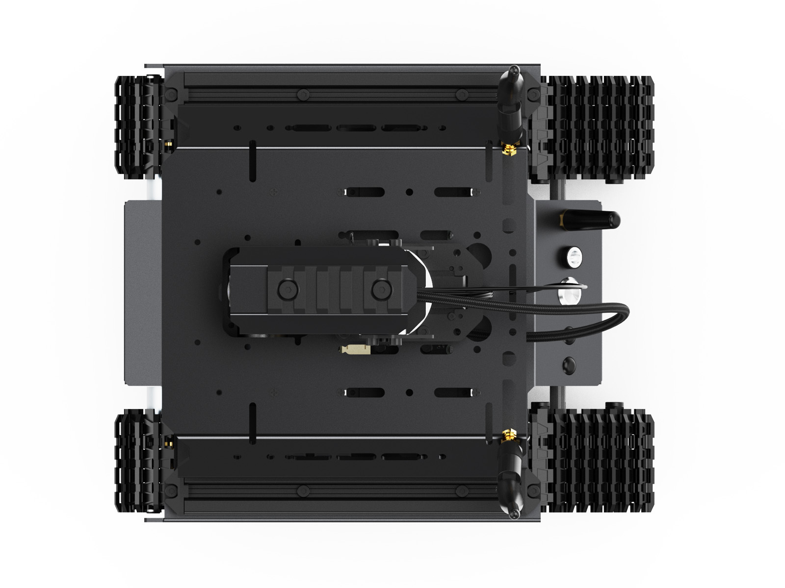 模型・プラモデル UGV Beast 追跡型 AI ロボット、デュアル コントローラー