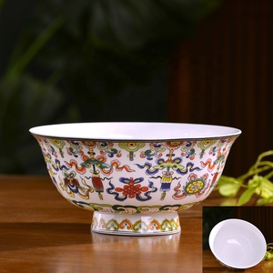 Cuenco <span class=keywords><strong>de</strong></span> cerámica para sopa, fideos, chino, <span class=keywords><strong>porcelana</strong></span>, hueso, antiguo - Product Image 3