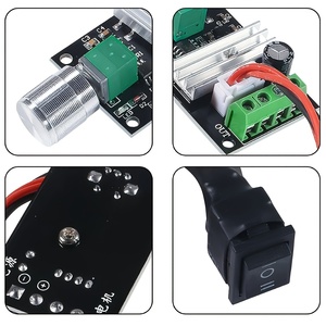 Controlador de Velocidad para Motor DC PWM Pequeño, 6V-28V 3A 80W, con Interruptor de Avance/Retroceso, para Motores de Engranajes de Bajo Voltaje - Product Image 5