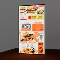 Affichage publicitaire Lightbox profil en aluminium Ultra mince affiche bannière affichage rétro-éclairé LED boîte à lumière signe pour la publicité