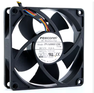 ฟ็อกซ์คอน PVA080F12H DC12V 0.36A 80*80*20 มม.8 ซม.แบรนด์เดิมใหม่สี่สายควบคุมอุณหภูมิพัดลมระบายความร้อนแชสซี - Product Image 2