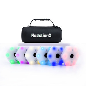 Bóng Rổ Đào Tạo Phản Ứng Đèn Bóng Đá Taekwondo Tennis Tốc Độ Cảm Biến Nhanh Lung Đèn Cầu Lông Thiết Bị Đào Tạo 6 Đèn + Ứng Dụng - Product Image 3