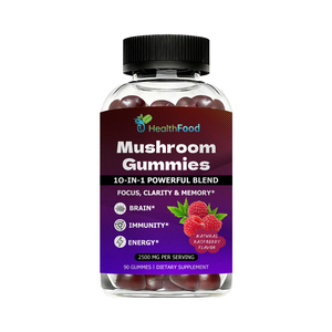 Gummies aux champignons de haute qualité avec champignons Chaga pour une meilleure concentration et une meilleure mémoire, Gummies aux champignons 10-en-1 - Product Image 1