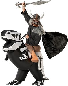 <span class=keywords><strong>Costume</strong></span> de <span class=keywords><strong>dinosaure</strong></span> <span class=keywords><strong>squelette</strong></span> gonflable pour adulte super septembre - Product Image 3