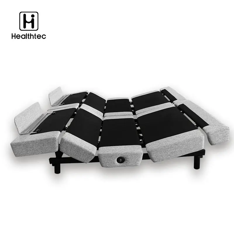 2023 Nieuwste Usb-Lading Moderne Queen Smart Bed Aanpassen Basis Elektrisch Bed Schuifbed Frame