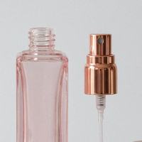 Flacons de parfum vides en gros 5ml 10ml 20ml Atomiseur en verre rectangulaire Bouchon en aluminium Échantillon gratuit Logo personnalisé