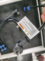 Nouvelle borne de recharge portable pour véhicule électrique NEMA 5-15P NEMA 10-50P AC, station de recharge EV 7KW Type 2, design compact, câble de 5m