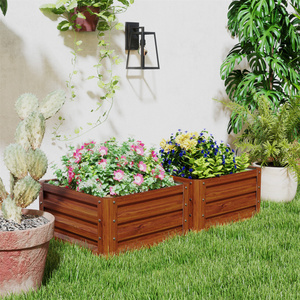 DB 2 uds. Kit de cama pequeña caja de jardín de flores macetas en forma de cesta para plantar en el suelo para envío por) - Product Image 2