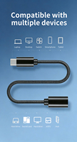 Cable de Extensión USB-C 80Gbps/240W/16K60Hz, Cable de Extensión USB-C 3.2 de 0.5 Metros, Cable de Extensión de Video Tipo-C Macho a Hembra