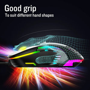 ONIKUMA CW902 <b>wired</b> gaming <b>mouse</b> with colorful lights, gaming <b>mouse</b>, professional gaming <b>mouse</b> - Product Image 3