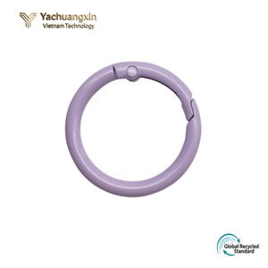 Color Baked Paint 33mm Metal Spring Coil Small Round Buckle Zinc Plated - Product Image 4
