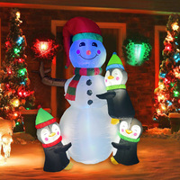 Décoration de jardin pour les fêtes, décoration de maison, gonflable de Noël de 1,5 m, Père Noël gonflable